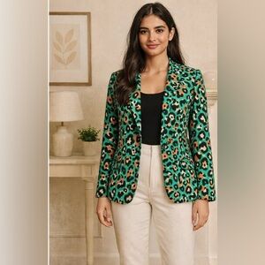 Marc Cain Scuba Blazer Size N6/ US Size 16